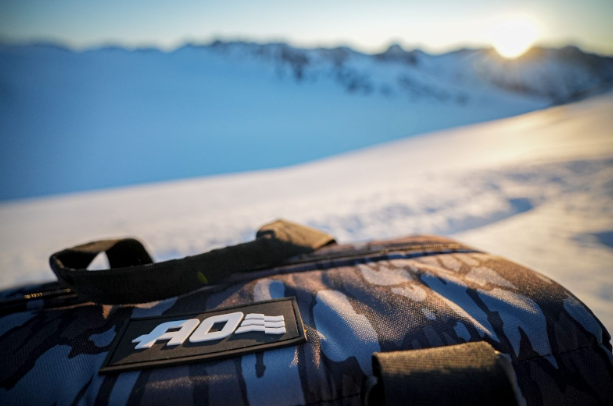 AO Cooler in Snow