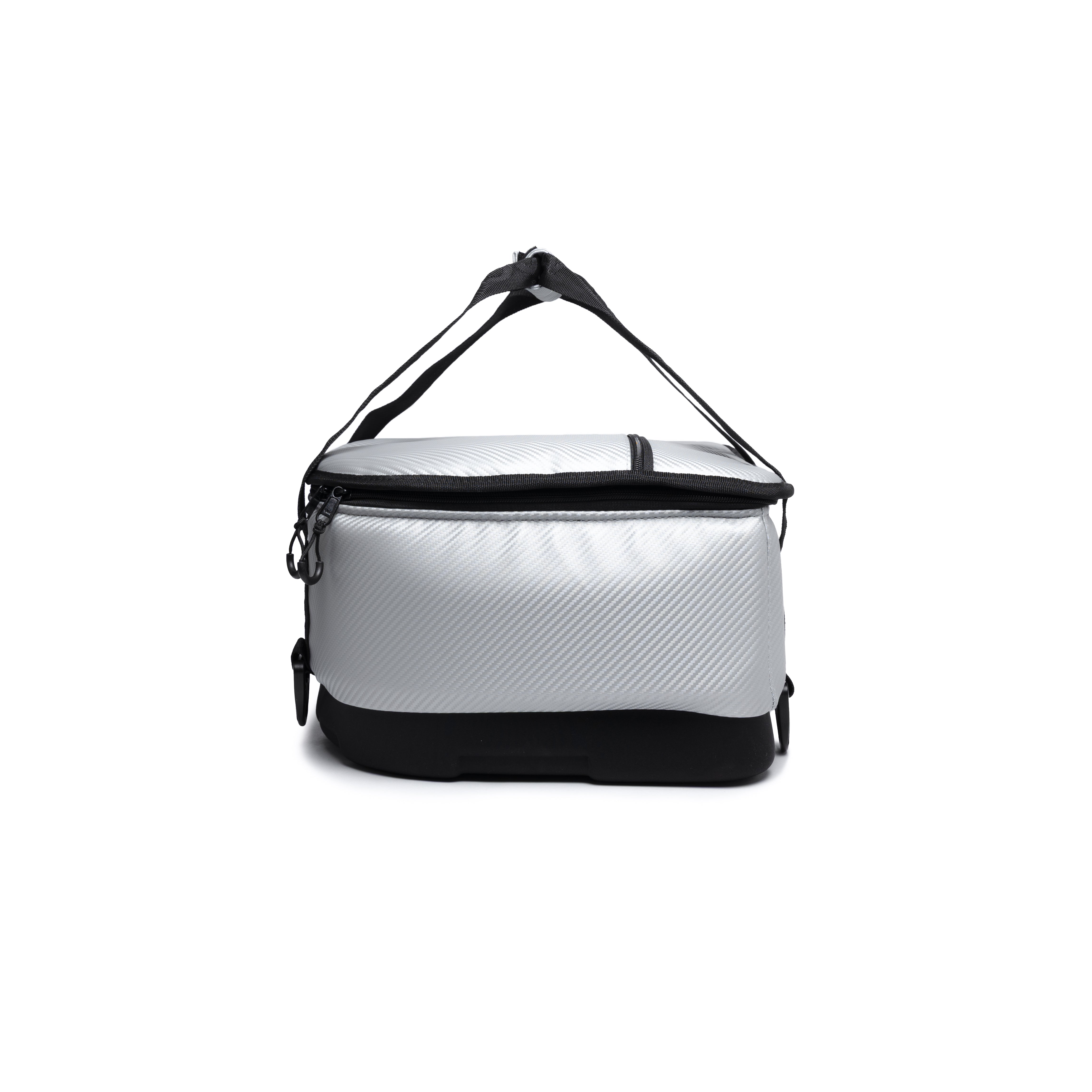 Stow-N-Go Carbon HD 18 Can Cooler - Silver
