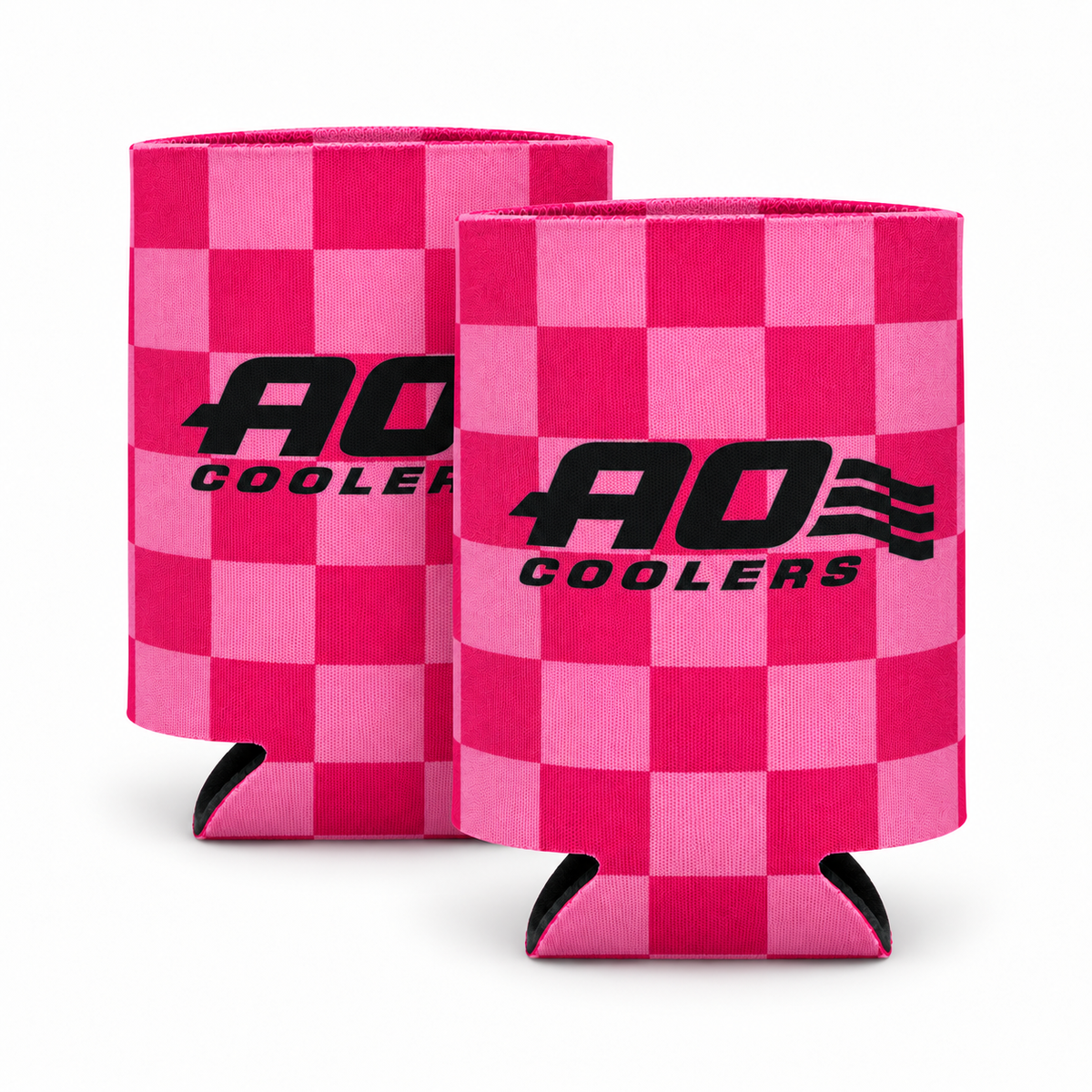 Checkered AO Cup Coolies