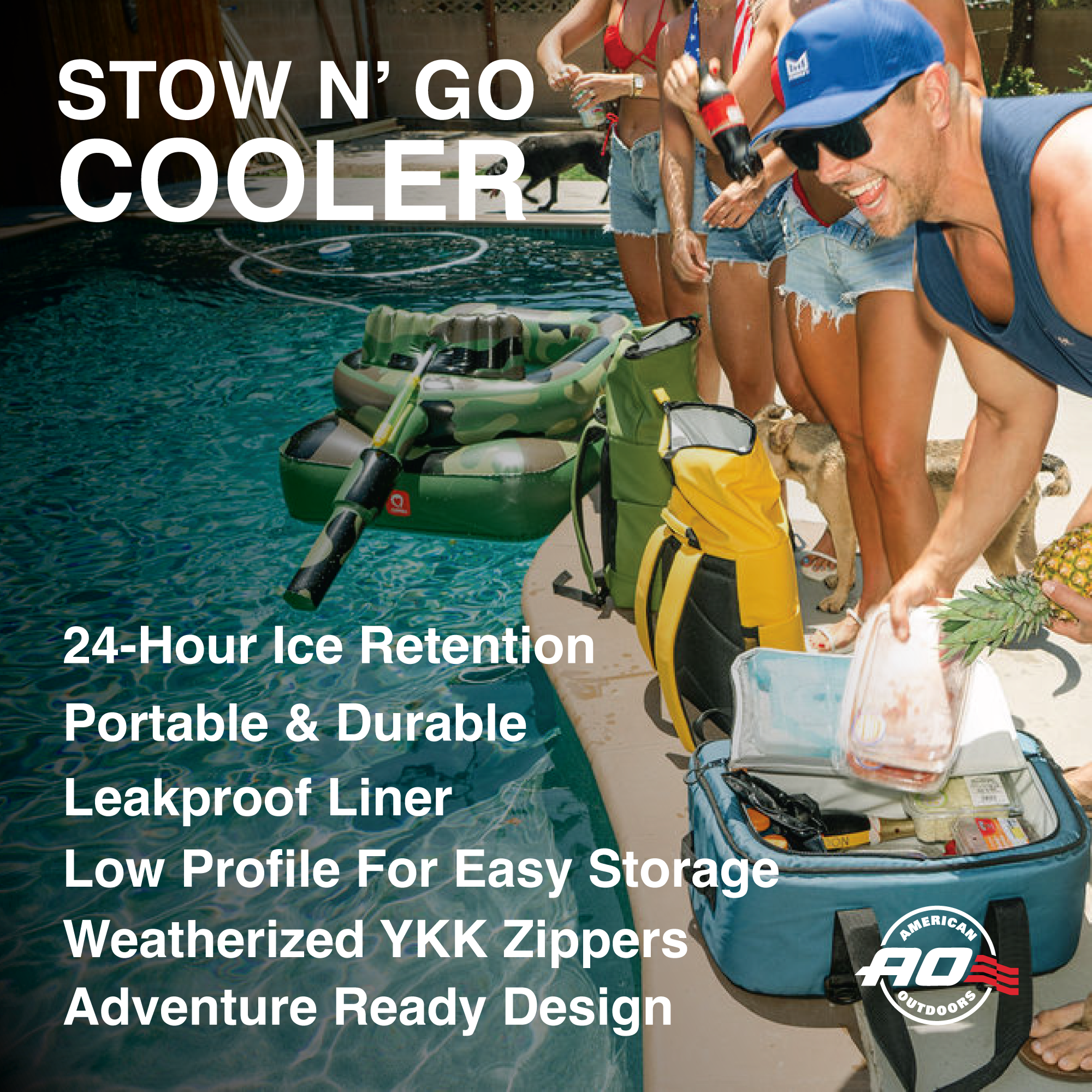 Stow-N-Go Canvas 38 Can Cooler