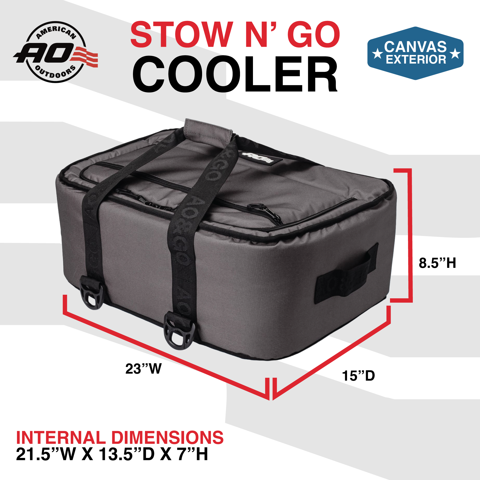 Stow-N-Go Canvas 38 Can Cooler