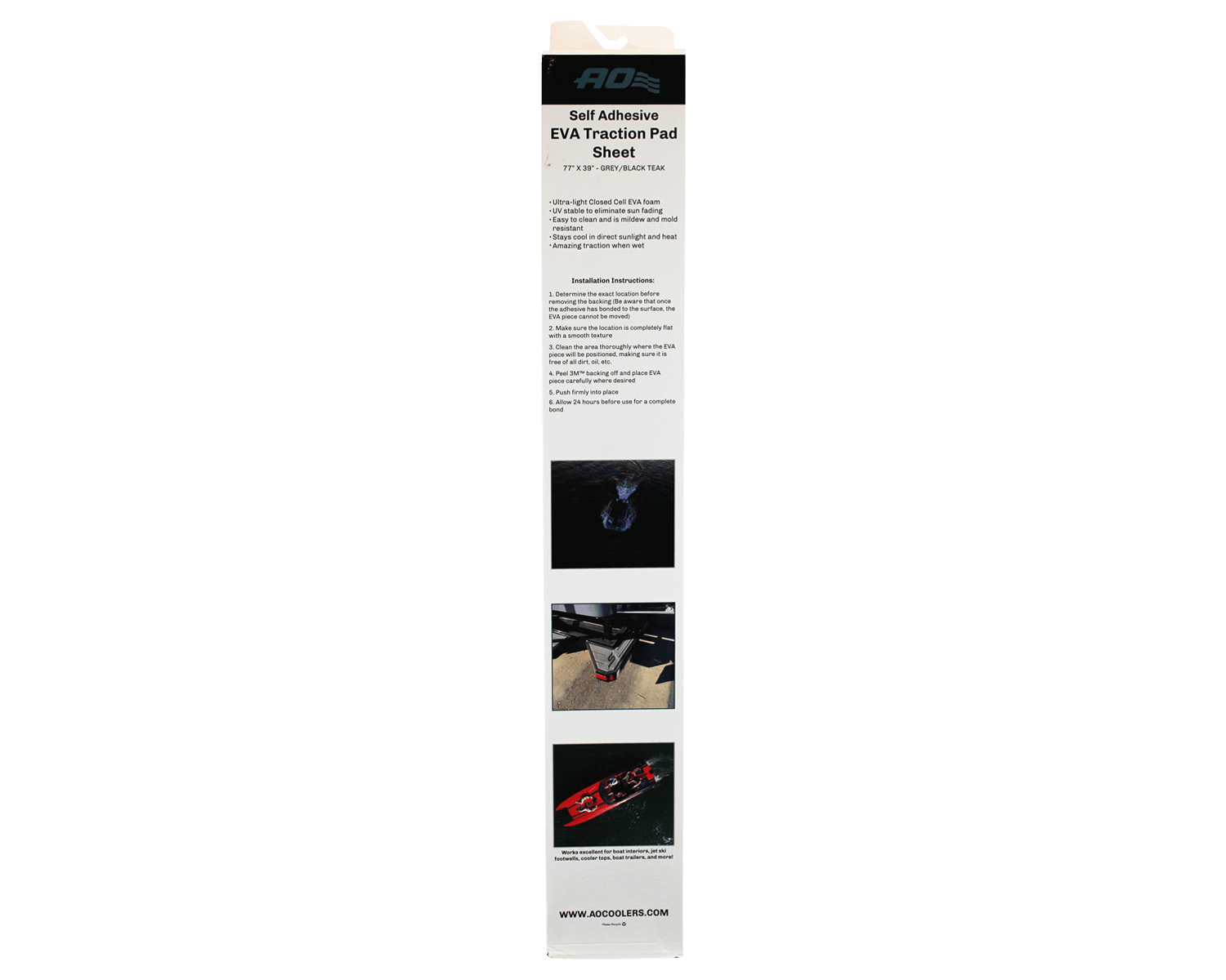 EVA Traction Pad - Small - 10.75" x 5.25" - AO Coolers