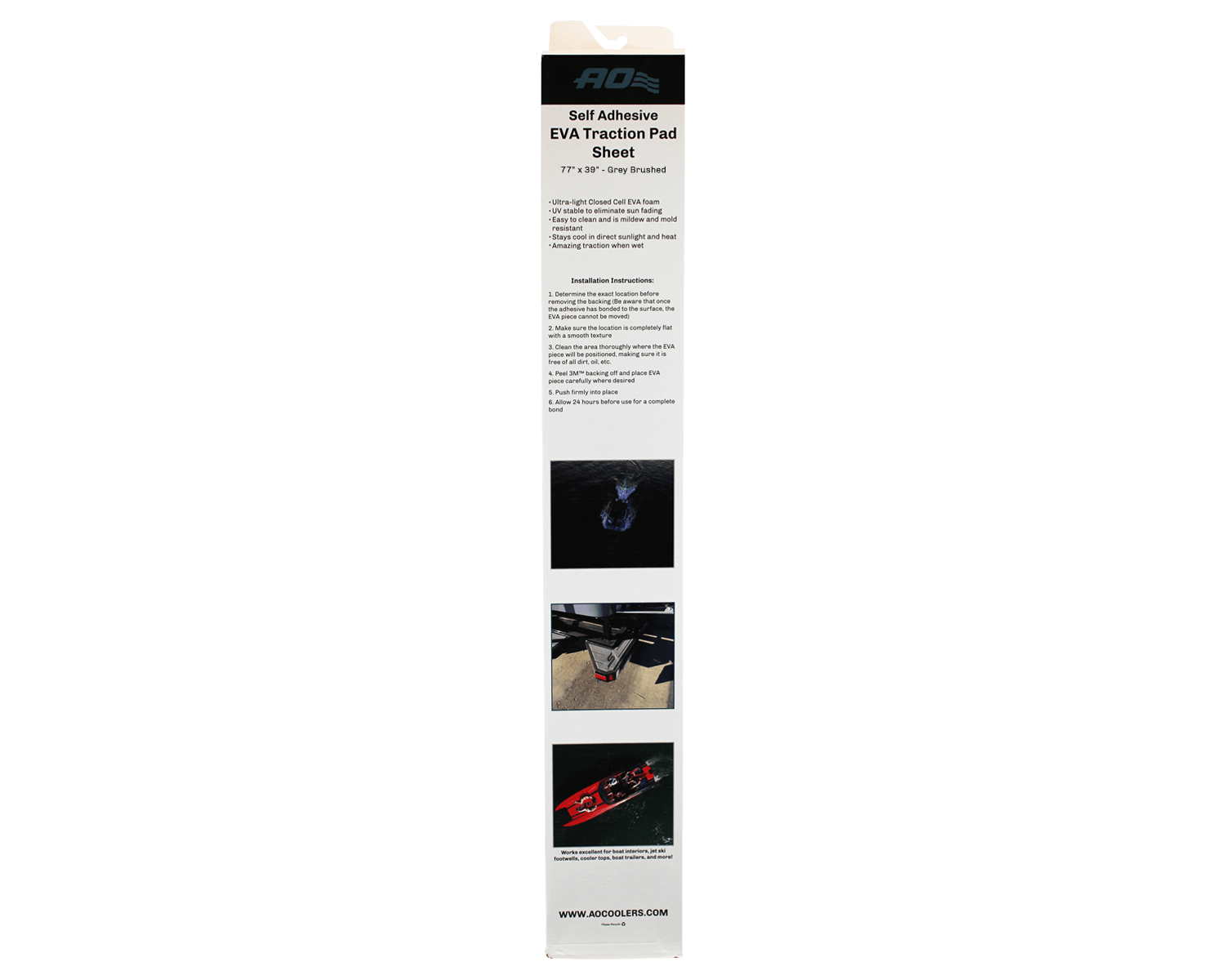 EVA Traction Pad - Small - 10.75" x 5.25" - AO Coolers