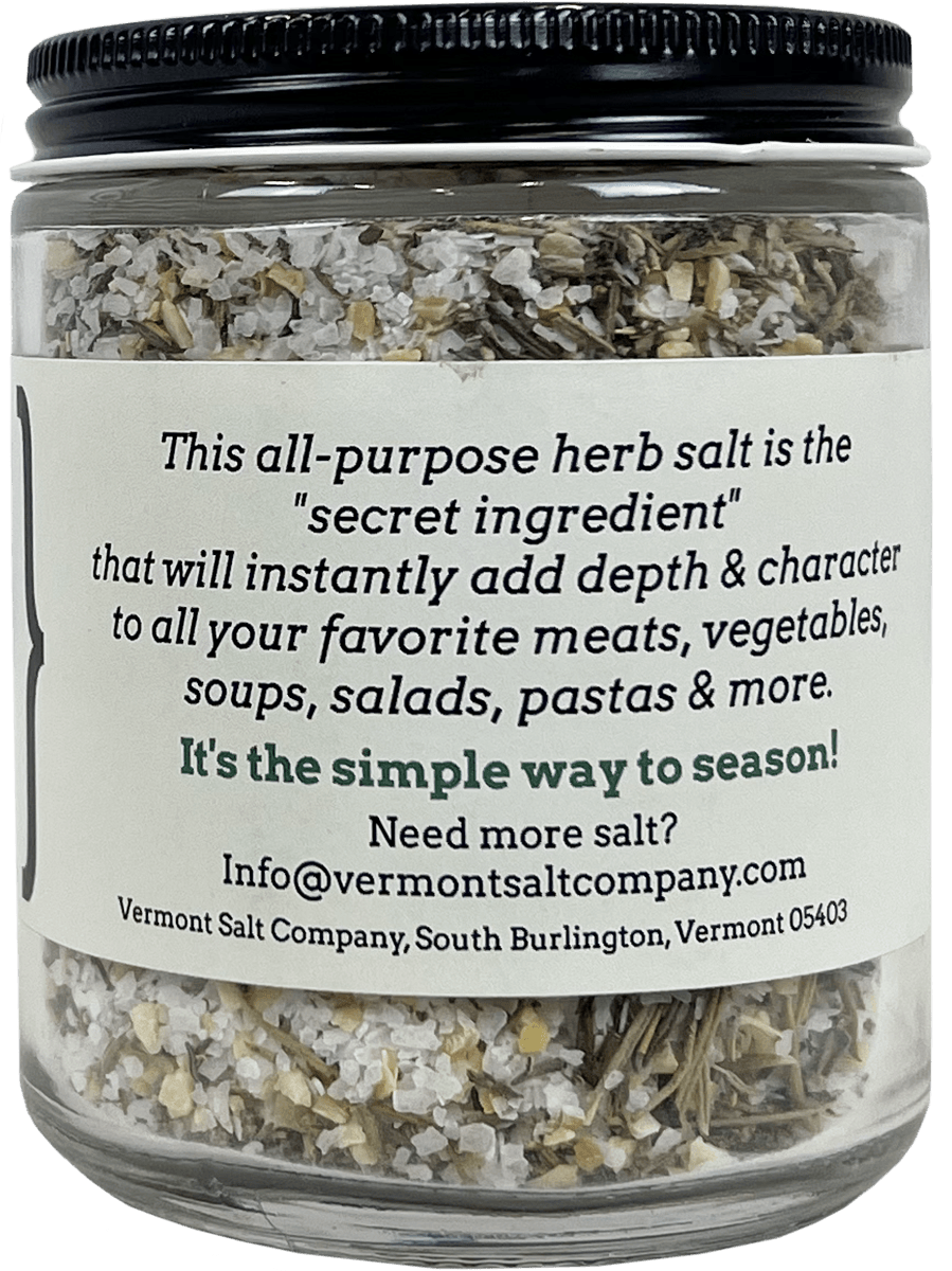 All Purpose Herb Salt - Vermont Salt Company - AO Coolers