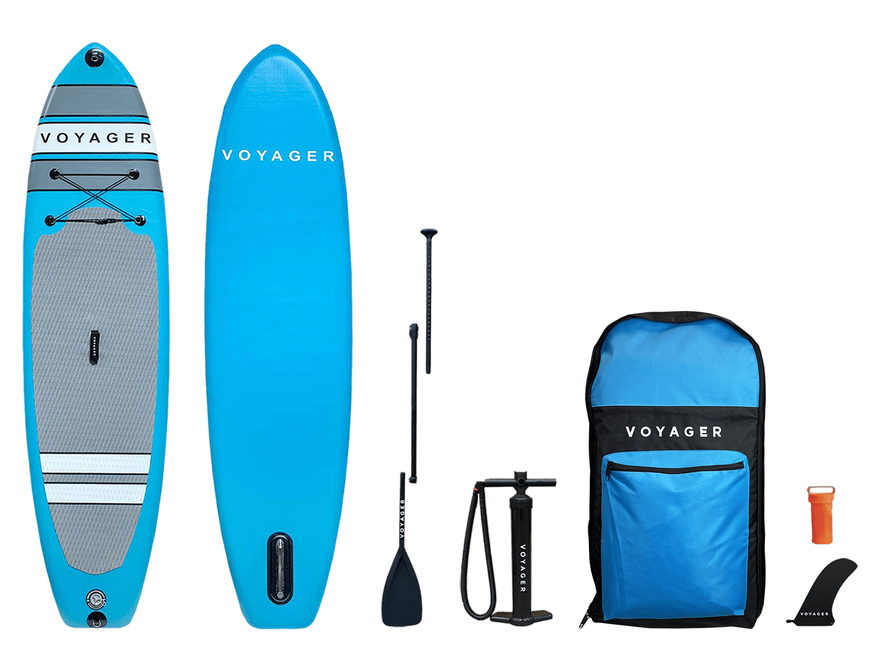 10'6 Aqua Voyager Inflatable SUP Package - AO Coolers