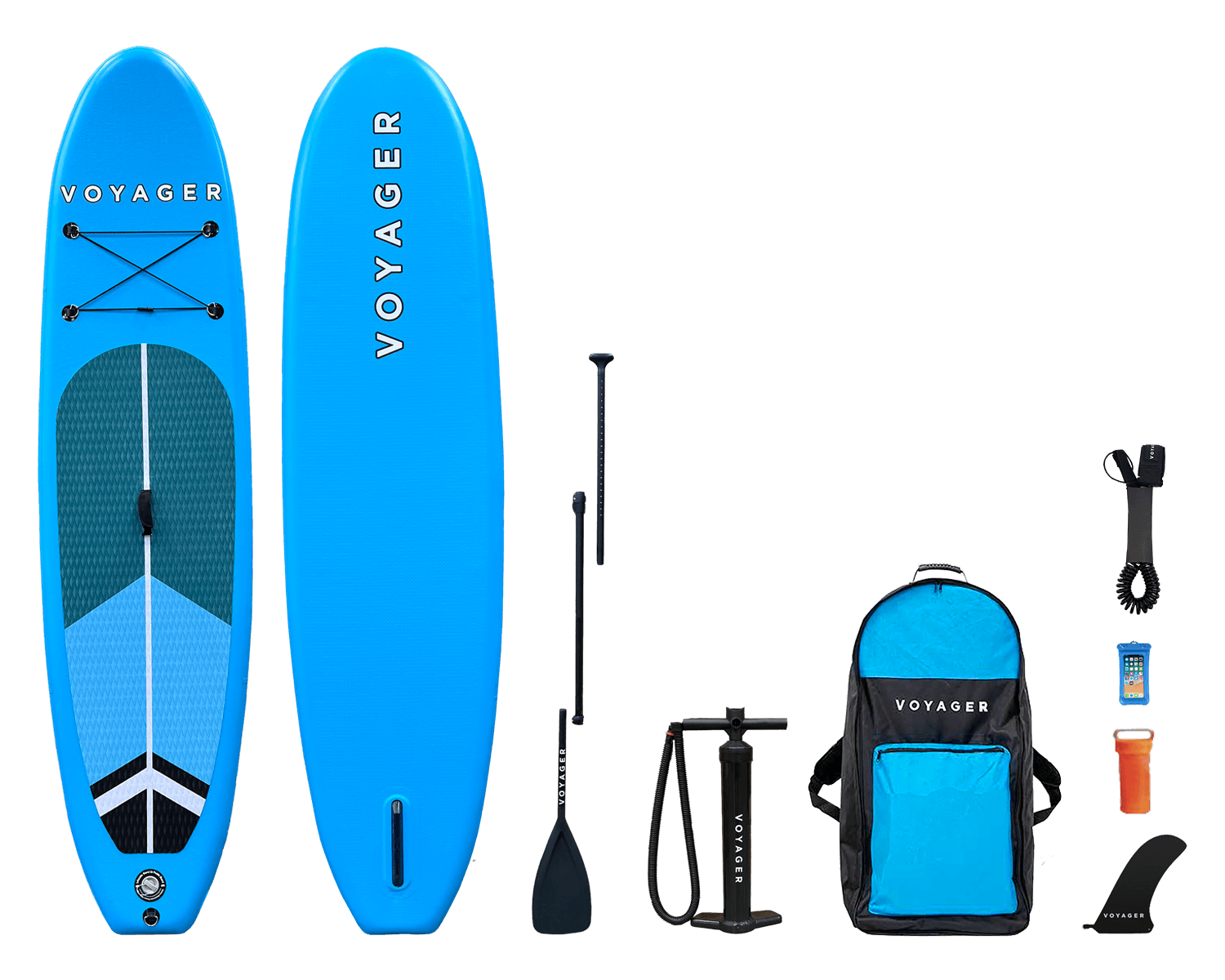 10'6 Classic Voyager Inflatable SUP Package - AO Coolers