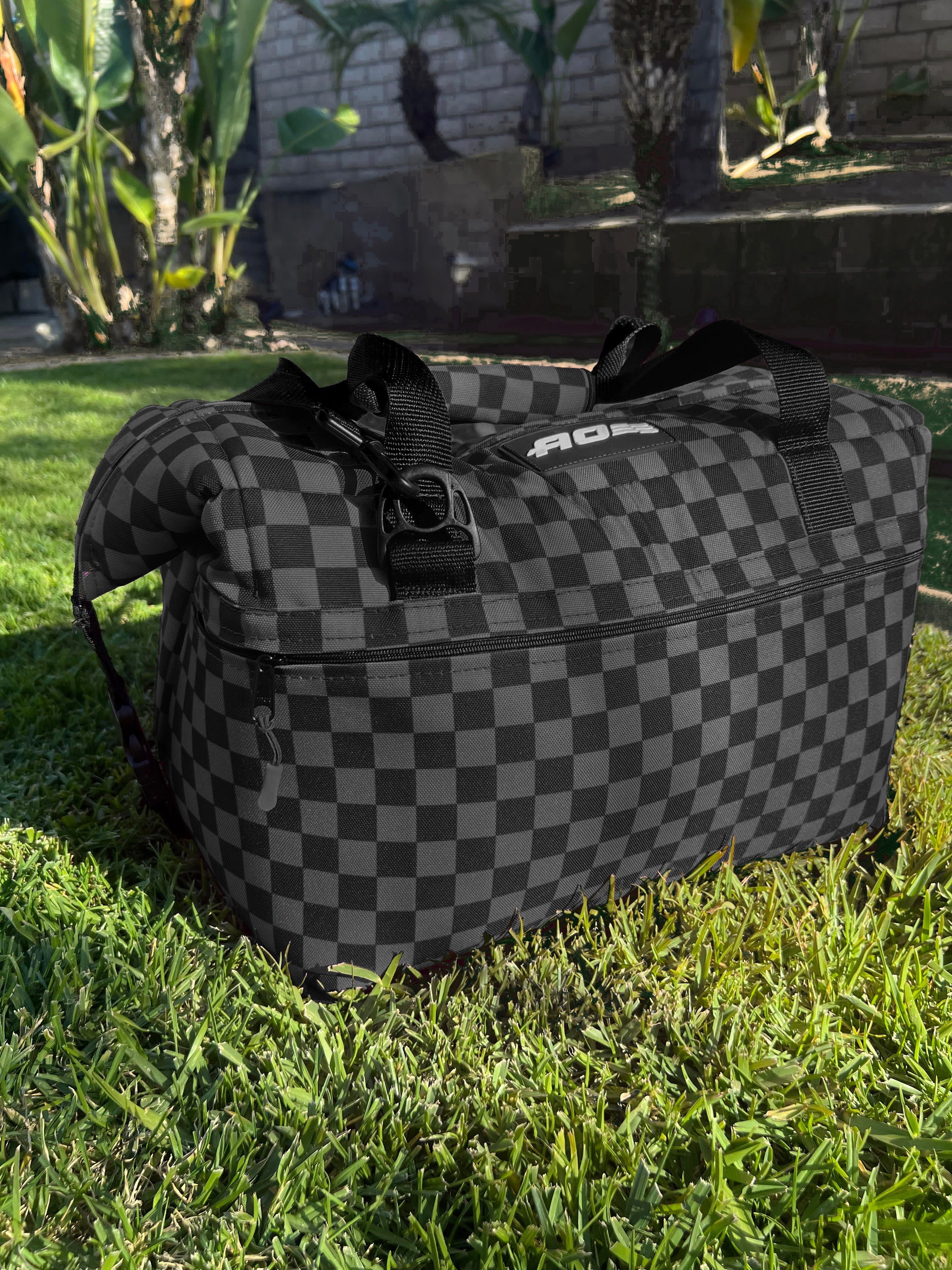 Expedition Canvas 24 Can Cooler Black Checkers