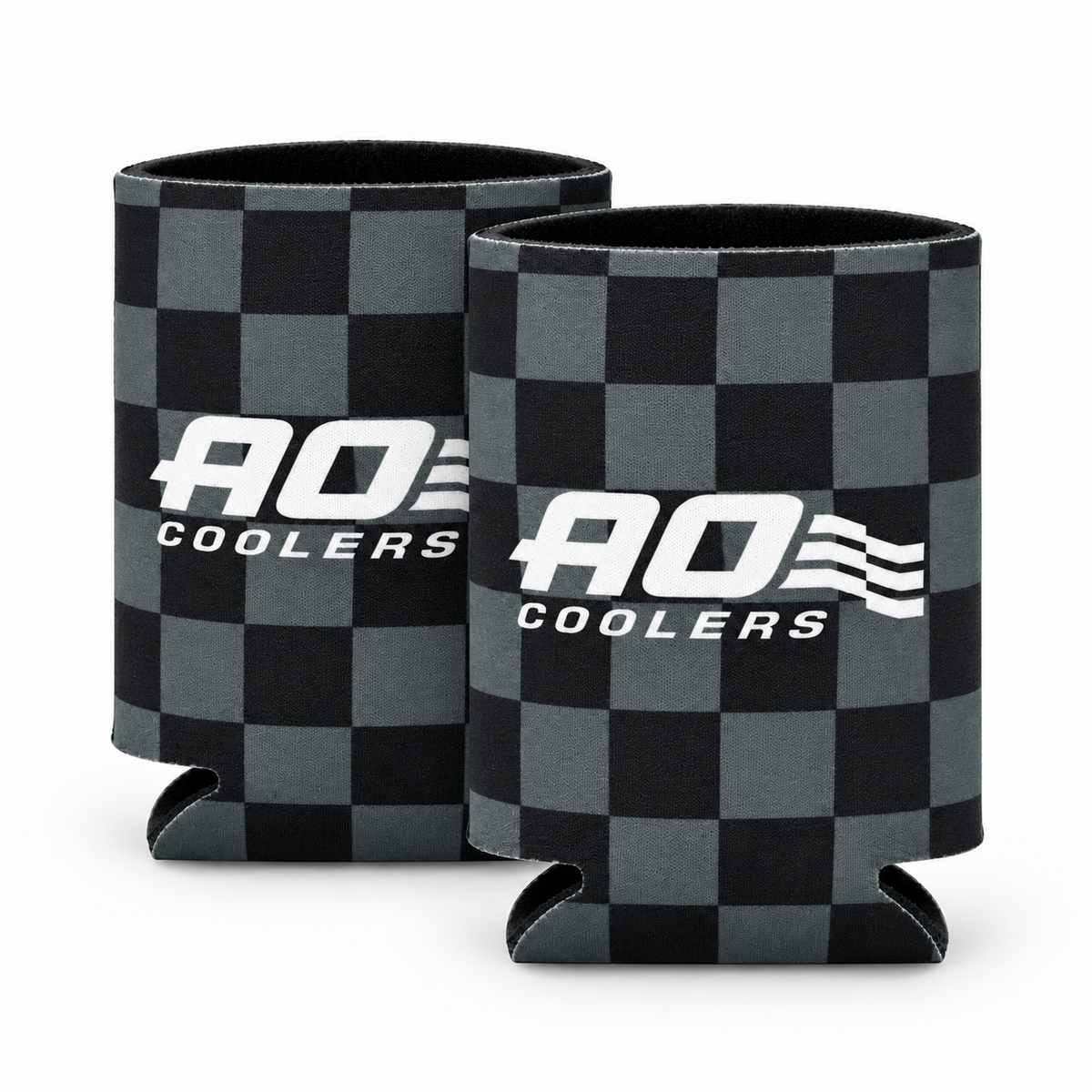 Checkered AO Cup Coolies