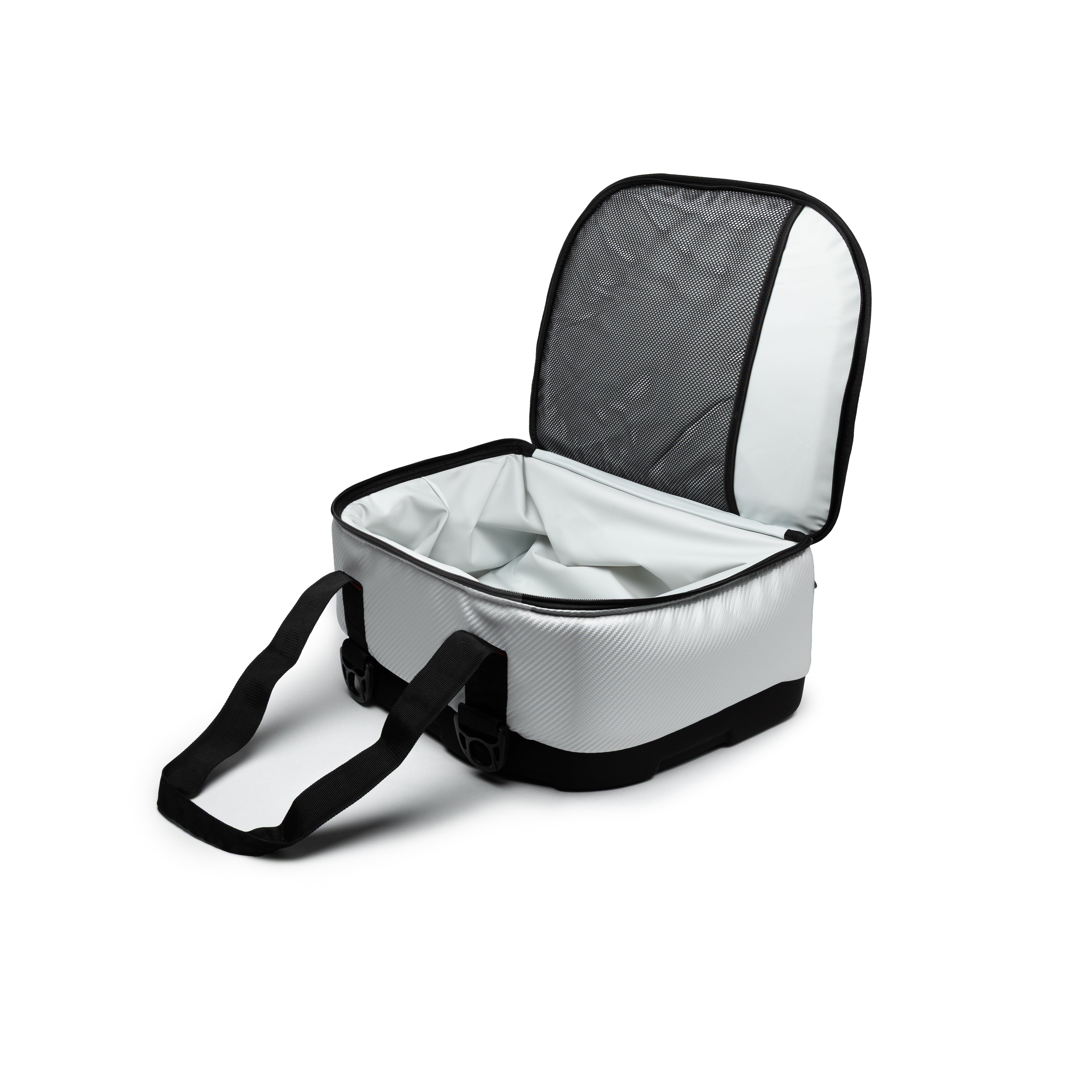 Stow-N-Go Carbon HD 18 Can Cooler - Silver
