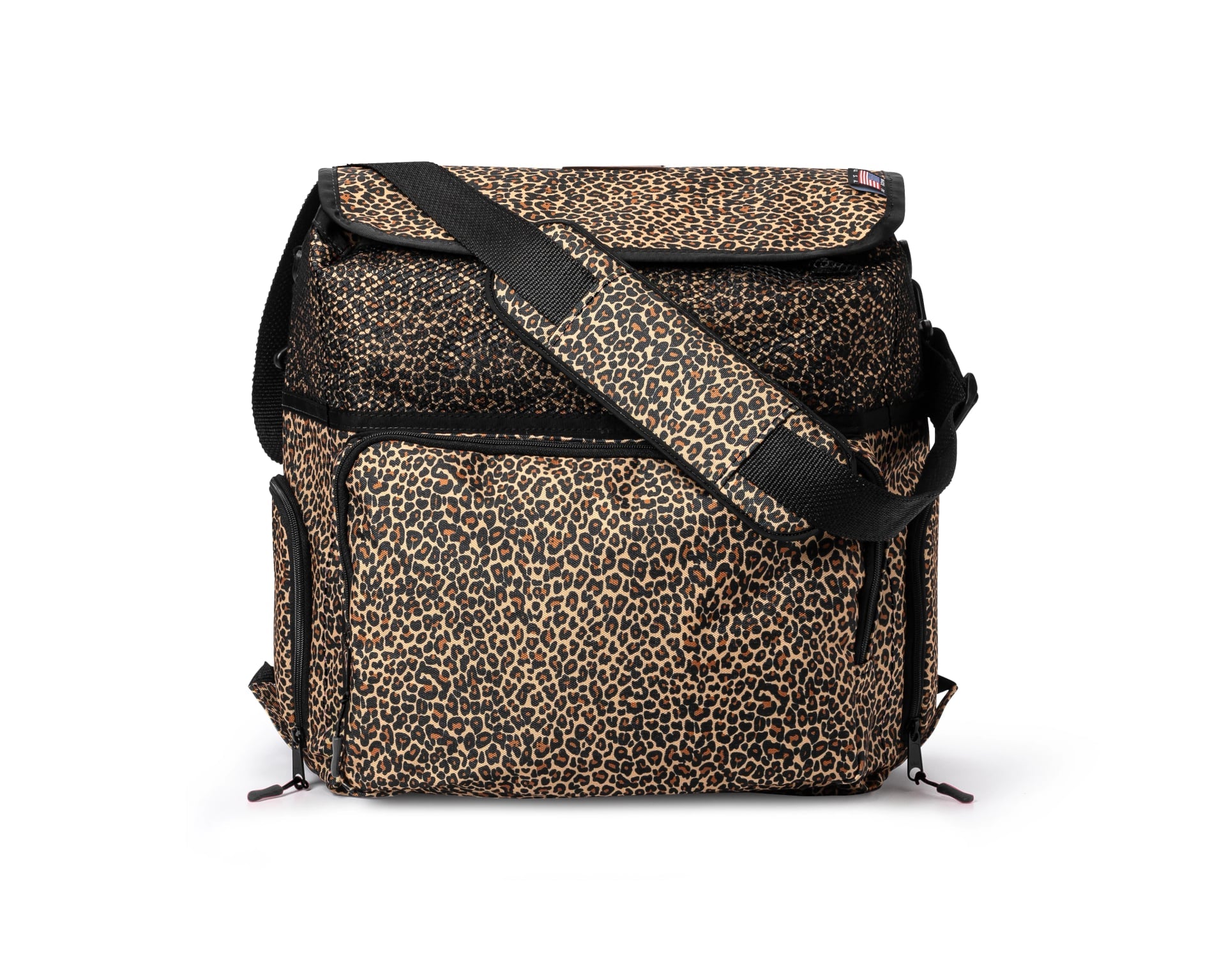 Backpack Canvas Leopard 18 Can Cooler - USA MADE