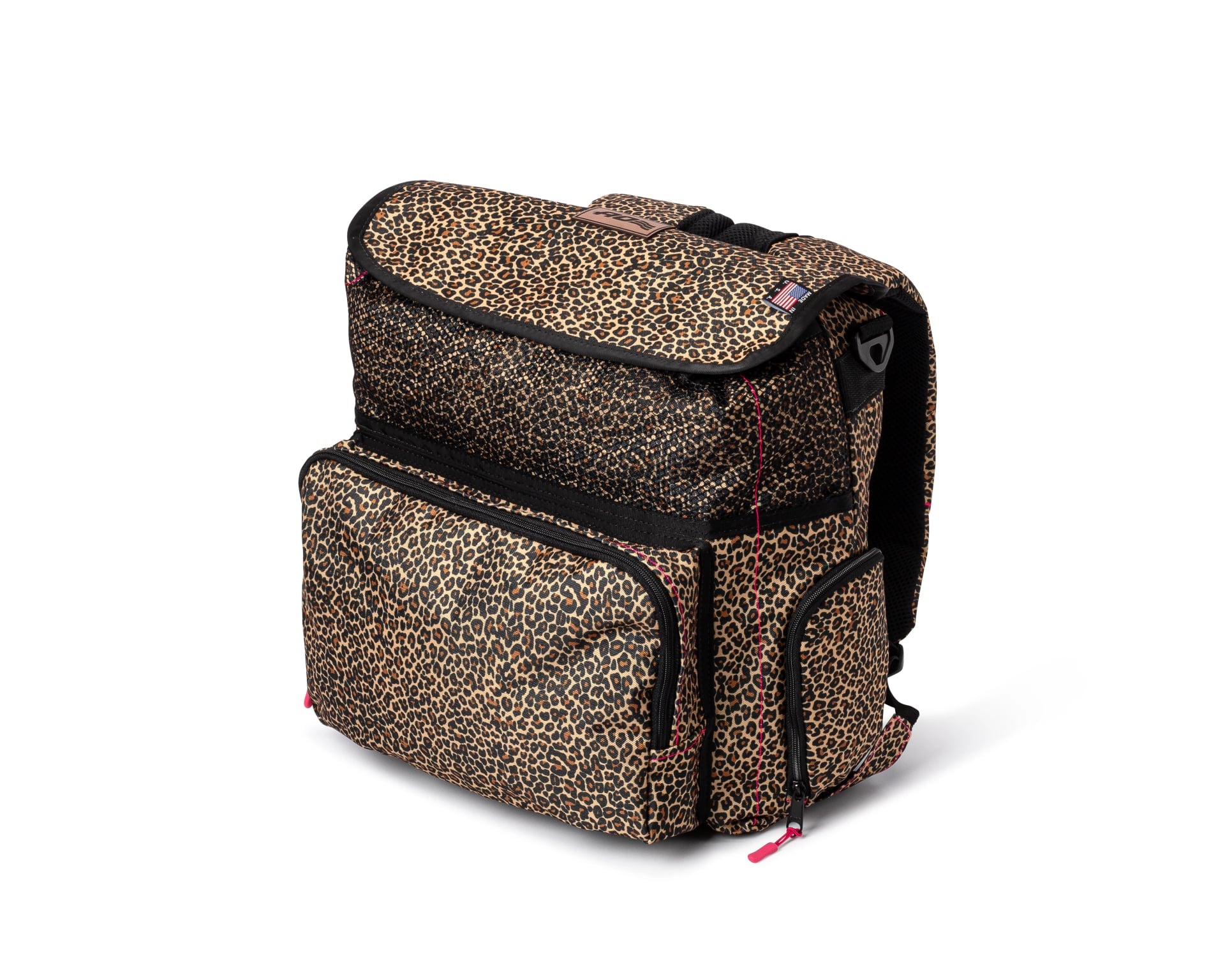 Backpack Canvas Leopard 18 Can Cooler - USA MADE