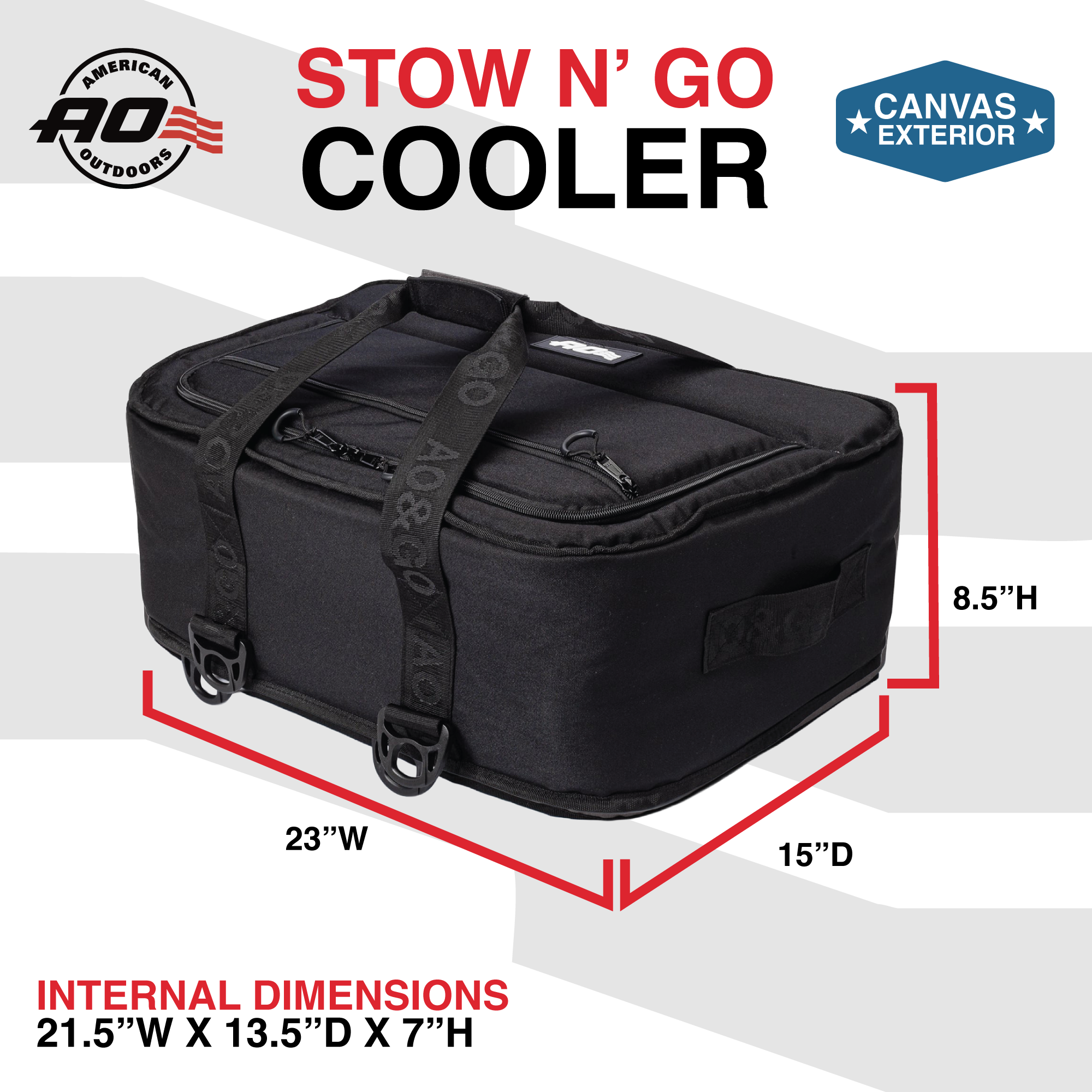 Stow-N-Go Canvas 38 Can Cooler
