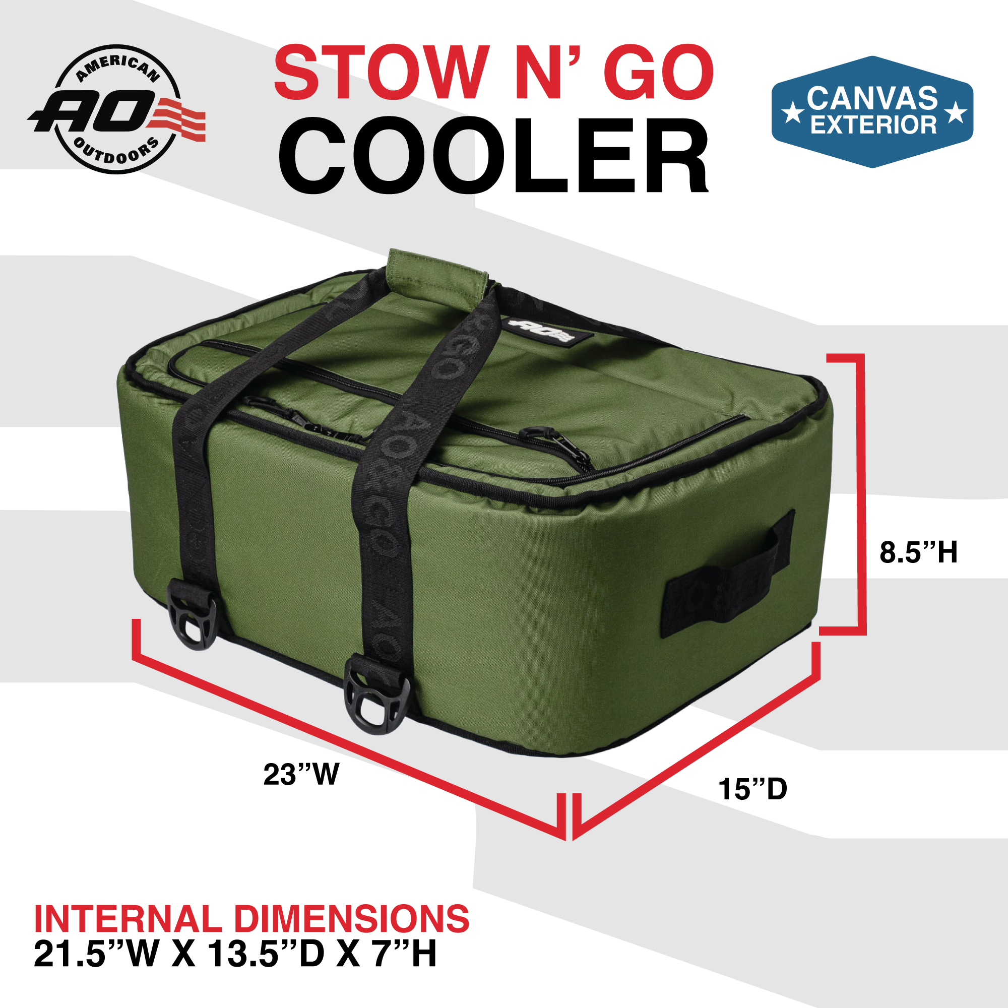 Stow-N-Go Canvas 38 Can Cooler