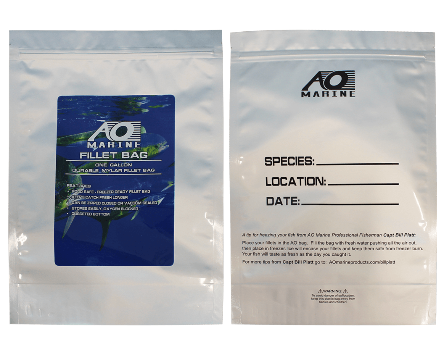 Fish Fillet Bags - AO Coolers